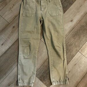 PAIGE Tan Chinos with Elastic Cuffs